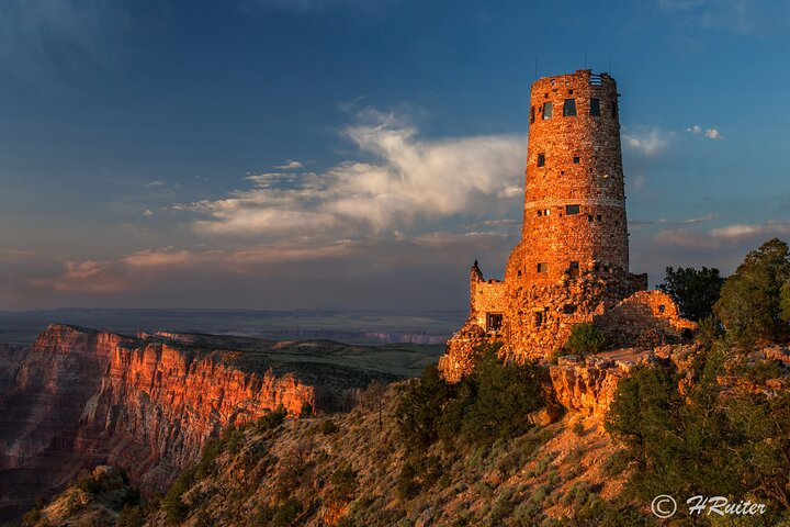 Guests will stop at the historic Desert View Watchtower designed by Mary Jane Colter